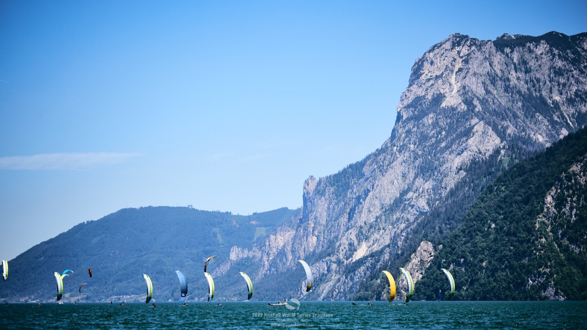 Traunsee a breath of fresh air and water for kitefoilers